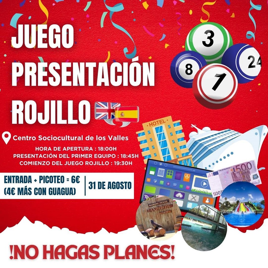 Cartel. Presentación UD Lanzarote