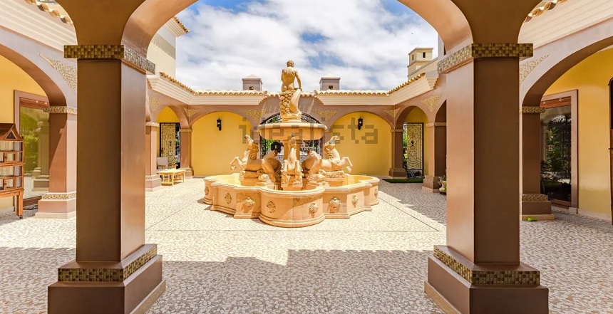 Interior de la mansión de Adeje.