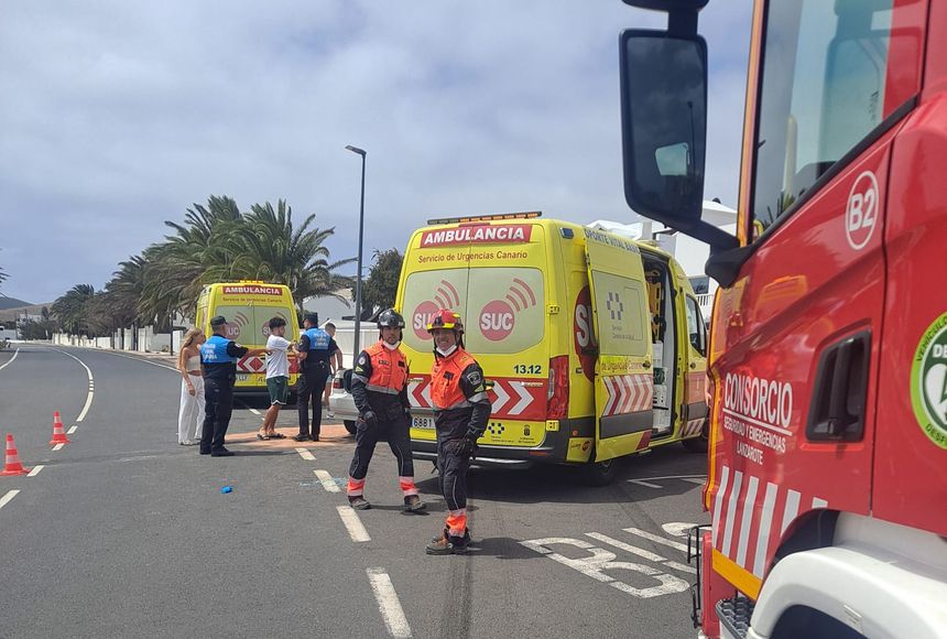 Los bomberos llegaron en seguida a la zona