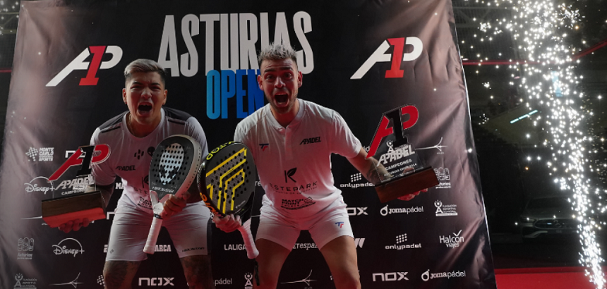 La pareja de moda del circuito, Tolito Aguirre y Gonza Afonso.