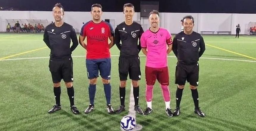 Momentos previos antes de que arrancara el encuentro