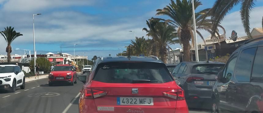 Retenciones en otra zona de Costa Teguise