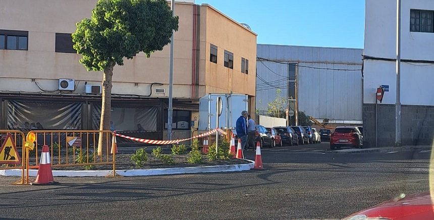 Imagen de la zona afectada en Argana Alta.