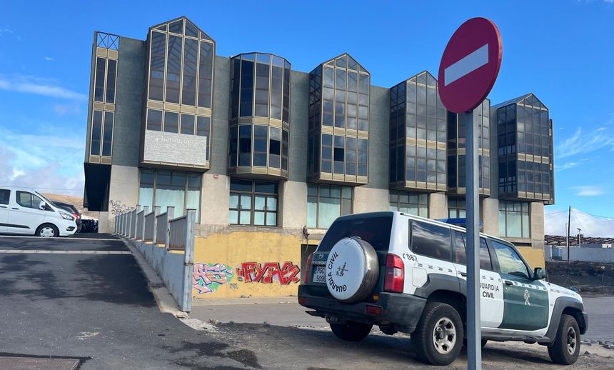 Lugar en el que se produjo el incidente con la presencia de la Guardia Civil.