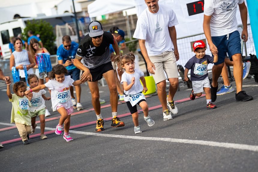 Los niños volvieron a llenar de alegría la competición