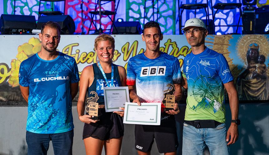 Imagen de los ganadores de la prueba