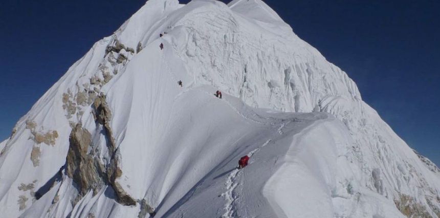 Imagen de la subida al impresionante 7.000.