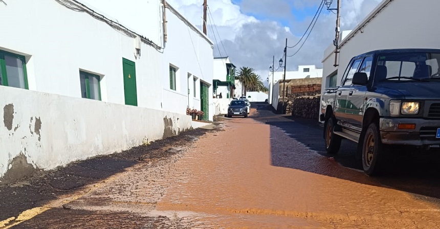 Río de barro en Teguise.