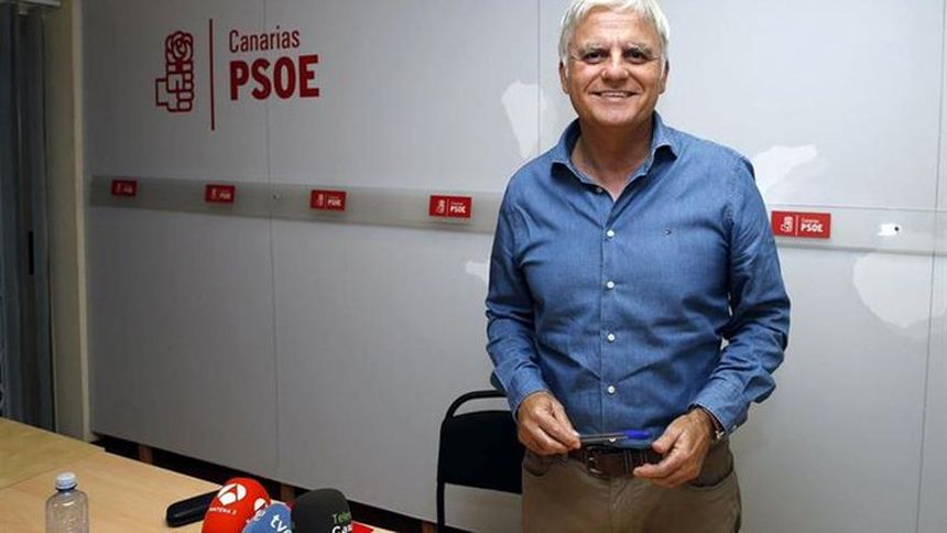 Imagen de José Miguel Pérez en la cuenta oficial del PSOE en Canarias de este lunes.