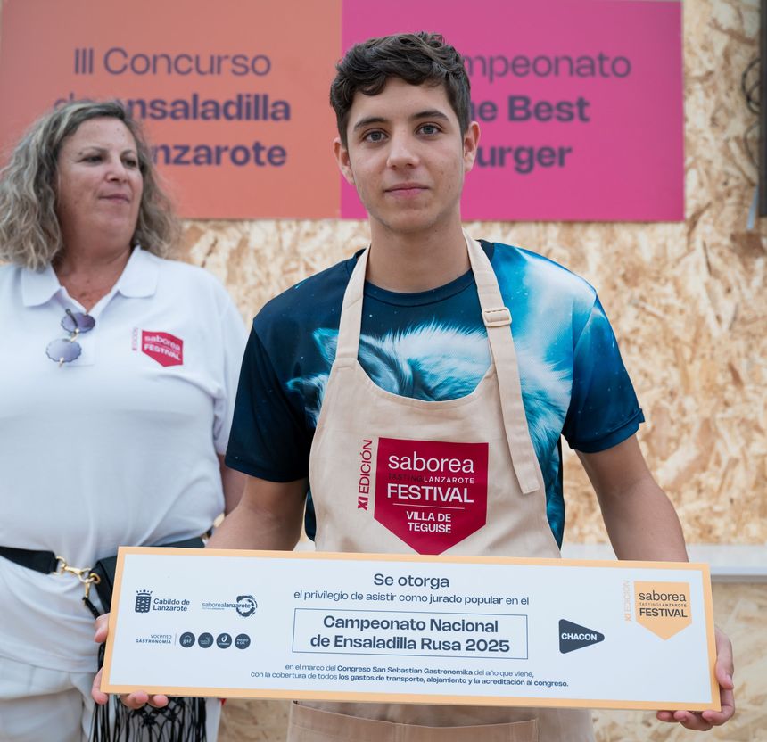 ganador concurso ensaladilla Festival Saborea Lzt 2024