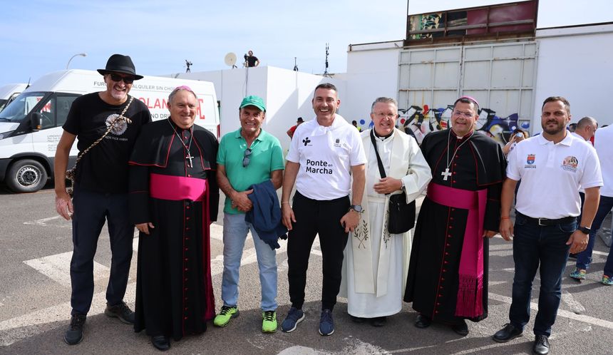 Llegada a Arrecife en la Bajada de la Virgen de Los Dolores 2024