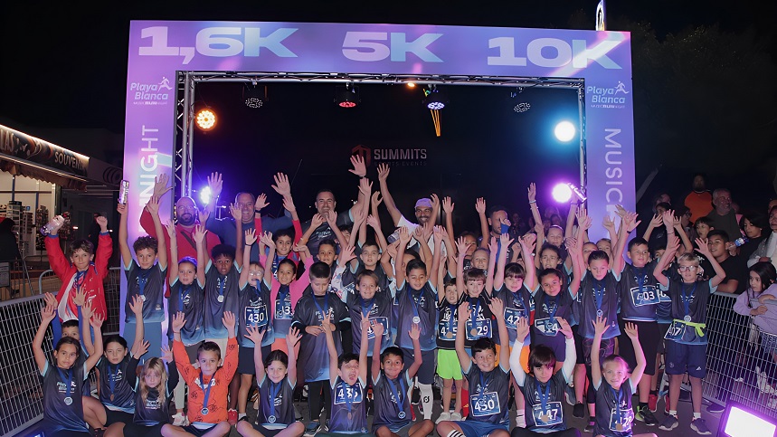 niños participantes en la primera jornada del viernes