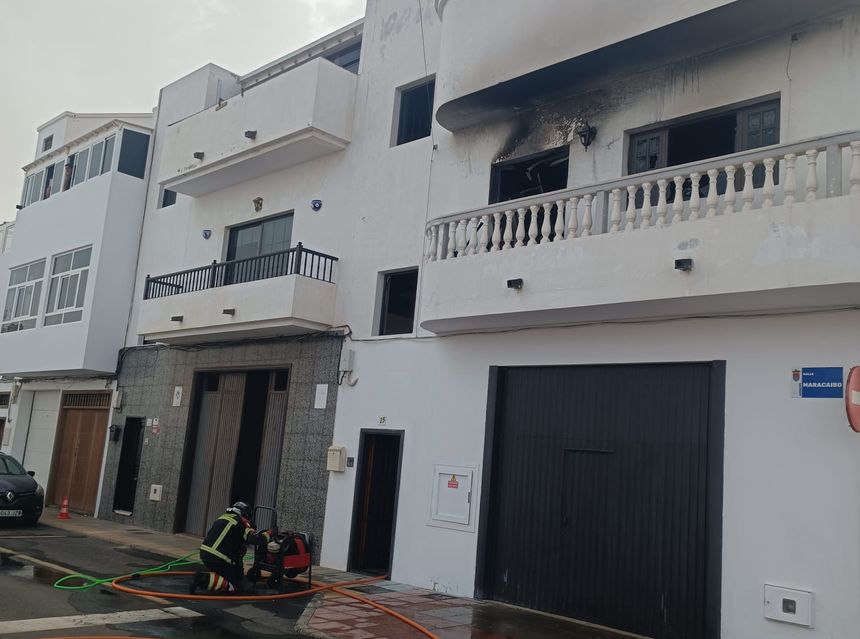 Imagen del inmueble en el que se produjo el incendio