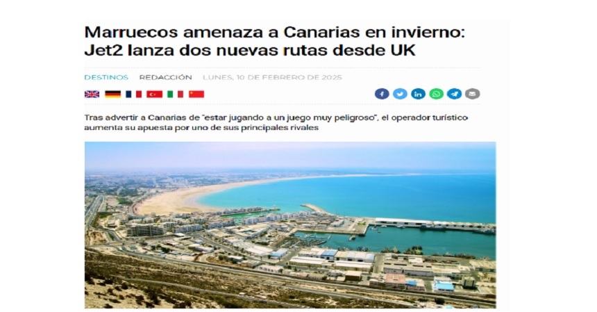 Noticia sobre Marruecos.