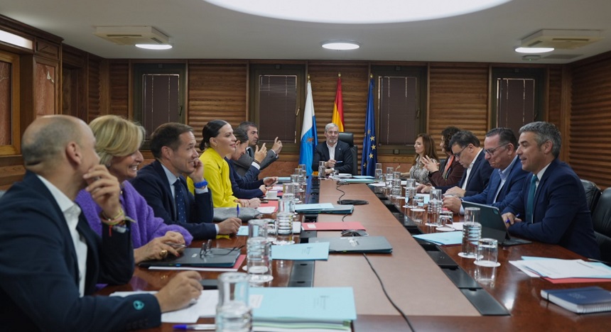 Imagen del encuentro del Consejo de Gobierno de este lunes.