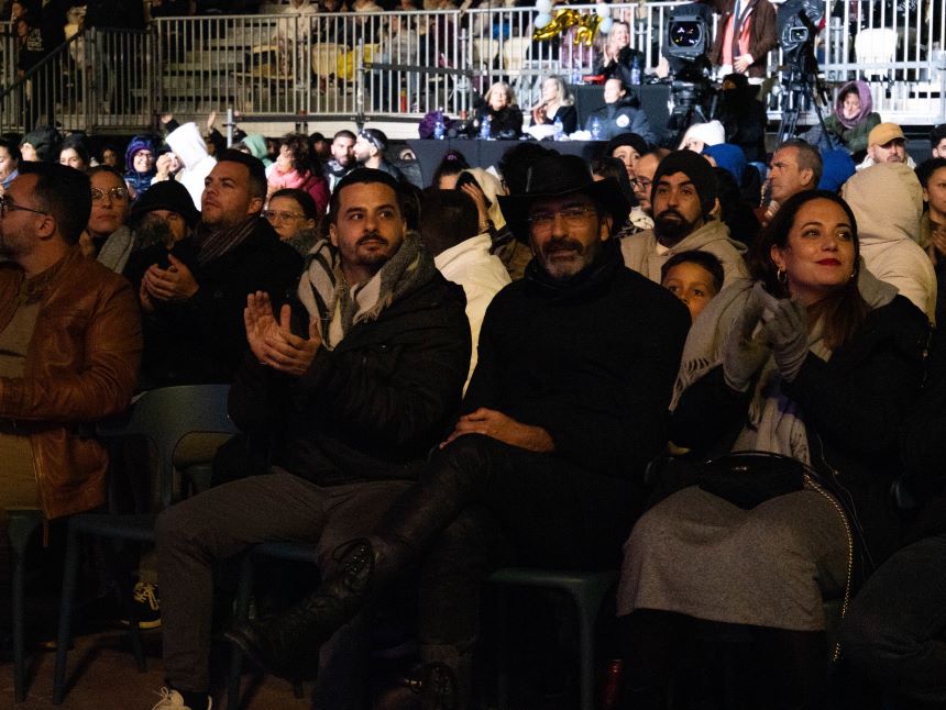 Algunos de los políticos que acudieron como público al evento.