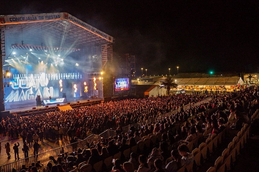 Concierto de Juan Magan en Agramar.