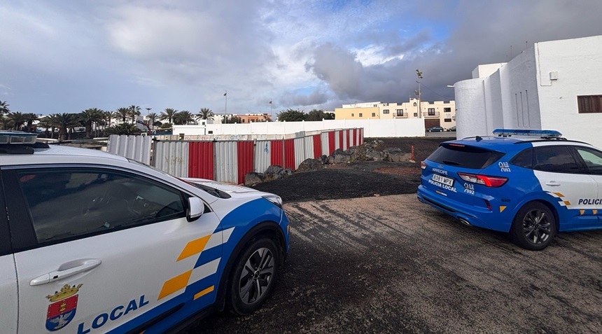 La Policía Local de Arrecife montó el dispositivo desde el amanecer