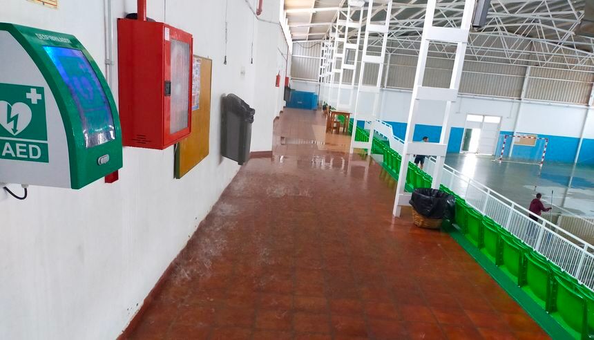 Pabellones como el de Tahíche en pocos minutos se inundaron, demostrando que no están preparados para fuertes lluvias
