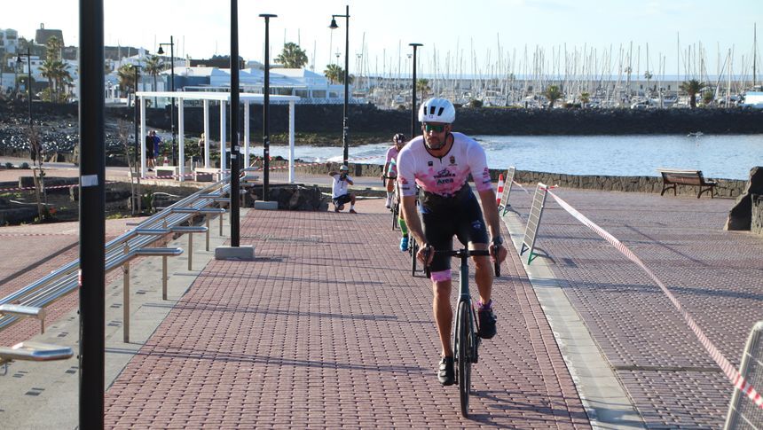 segmento bici saliendo de Playa Blanca