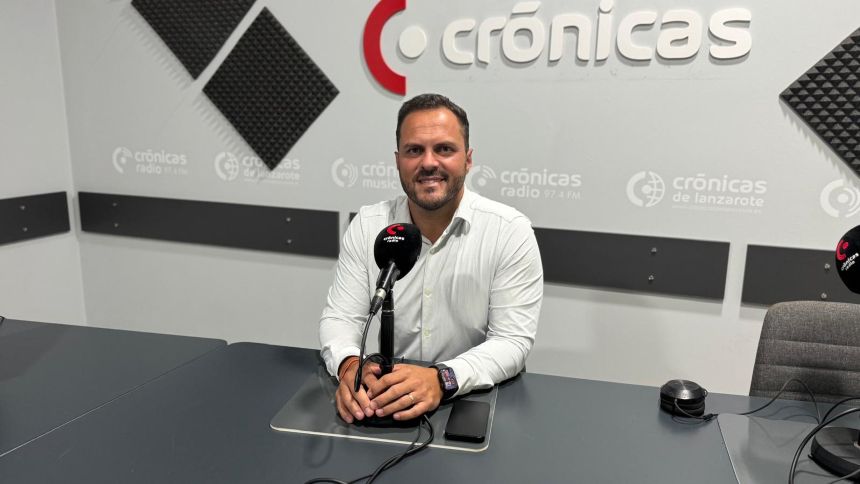 Yonathan de León este martes en la entrevista en el programa "A Buena Hora".