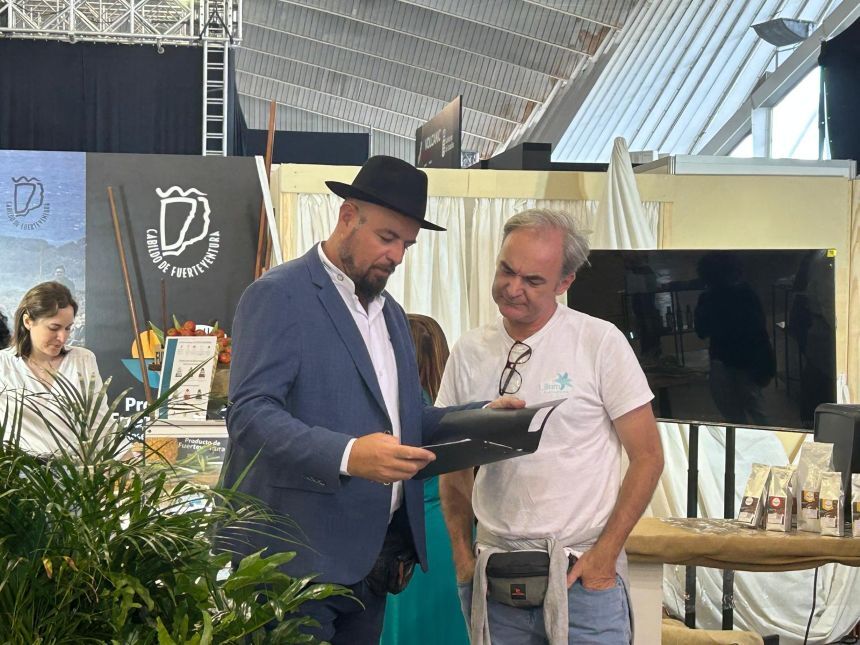 Nacho Romero y Orlando Ortega también quisieron estar en esta importante cita gastronómica.