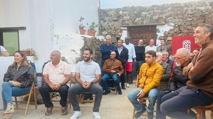 Imagen de los asistentes al encuentro de este fin de semana en el norte de la Isla