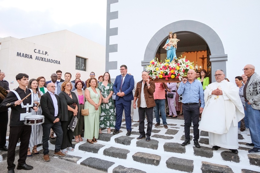 Acto procesional Fiestas María Auxiliadora de Montaña Blanca