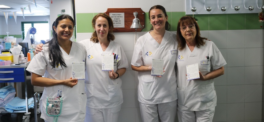 Equipo de Enfermería del Hospital de Día Oncomatológico