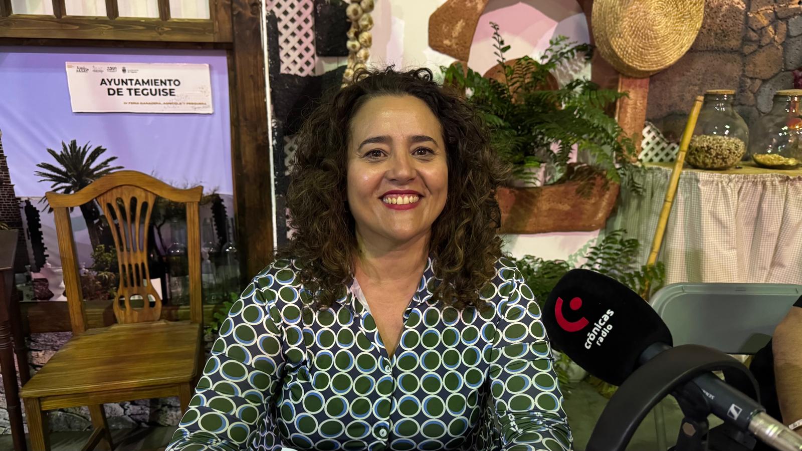 Myriam Jorge, concejal de Agricultura, Ganadería y Pesca del Ayuntamiento de Teguise.