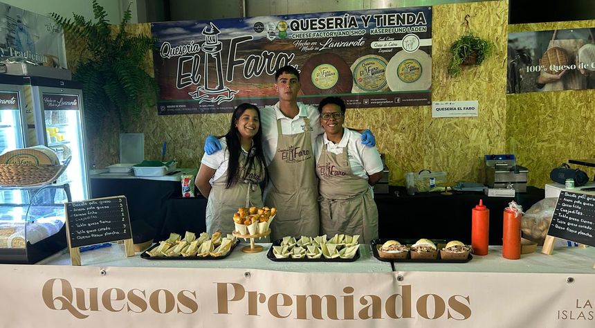 El sector del queso, como no podía ser de otra manera, estuvo ampliamente representado en la Feria.
