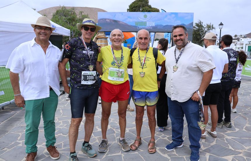 WINE RUN 2025 En meta, con veteranos del atletismo
