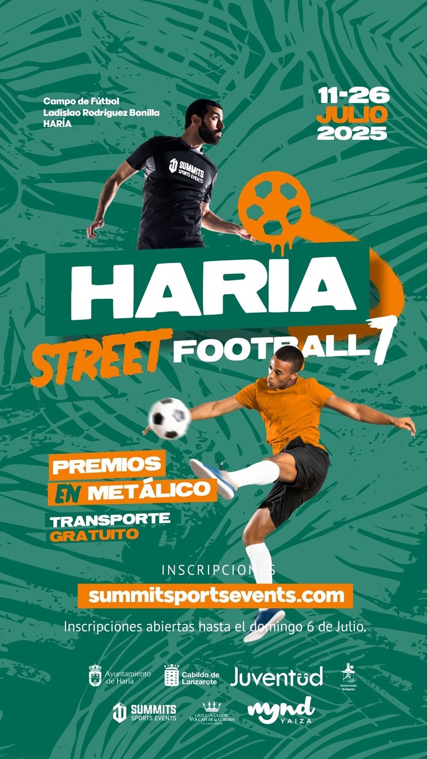 Cartel de la II edición del Haría Street Football