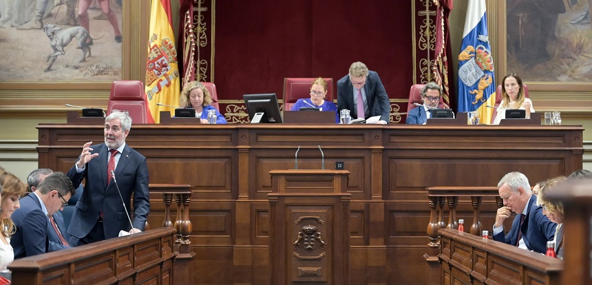 Imagen del Parlamento de este martes.