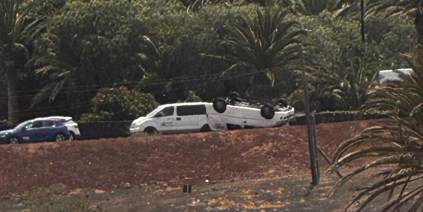 Así quedó el vehículo tras el accidente
