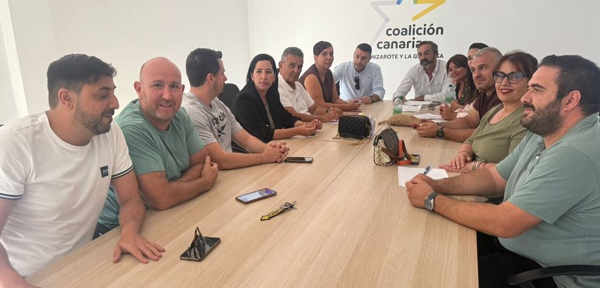 Imagen de un encuentro de la Ejecutiva insular de Coalición Canaria