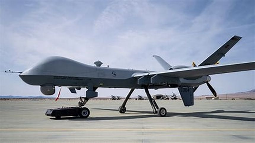 Imagen de un avión no tripulado del Ejército Español.