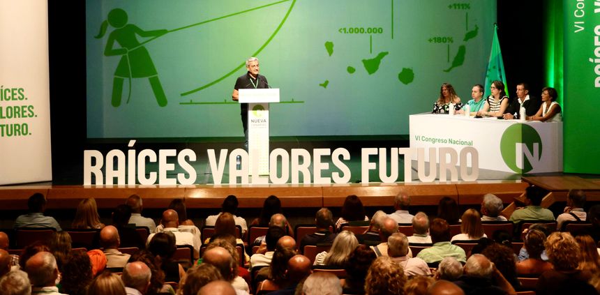 El presidente de la organización durante el arranque del cónclave
