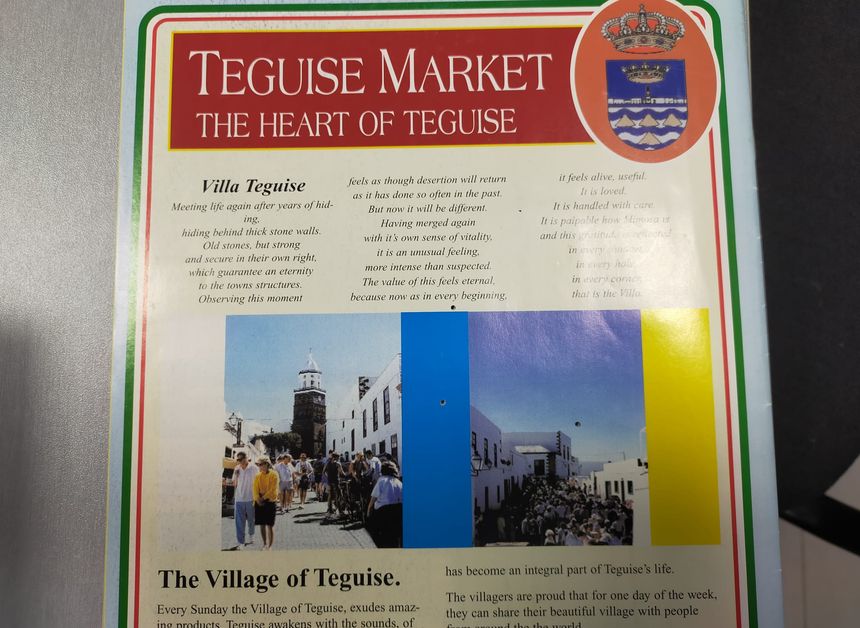 Imagen de la contraportada de la revista inglesa en la que se publicaron las palabras de Serapio Rojas sobre el Mercadillo de La Villa.