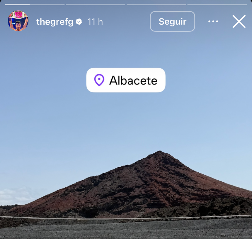 Imagen de una publicación de The Greft en Lanzarote.