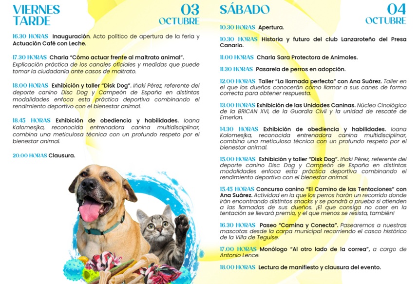 Programa completo del evento