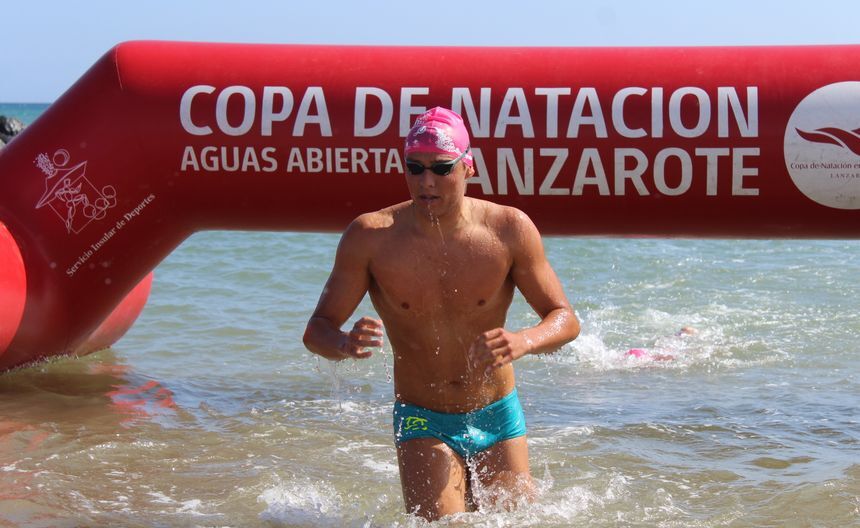 Momento de la llegada del ganador