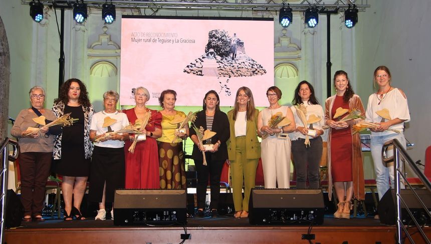 Imagen de las homenajeadas.