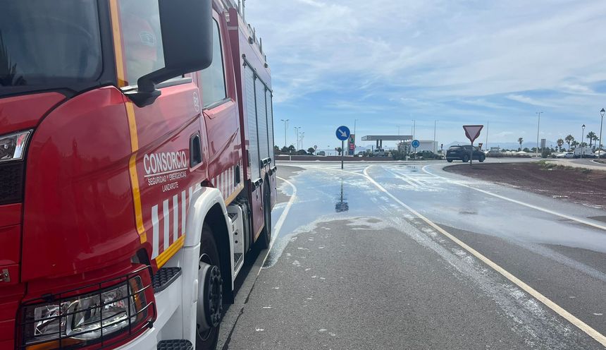 Así quedó la zona tras la actuación de los bomberos