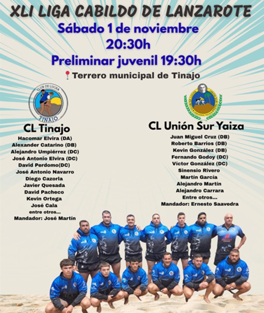 Cartel que anuncia la importante luchada de este sábado.