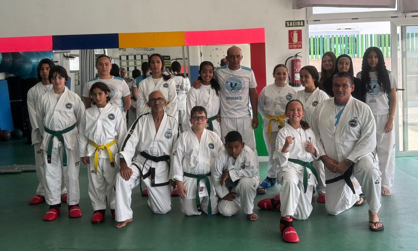 Uno de los entrenamientos en Lanzarote.