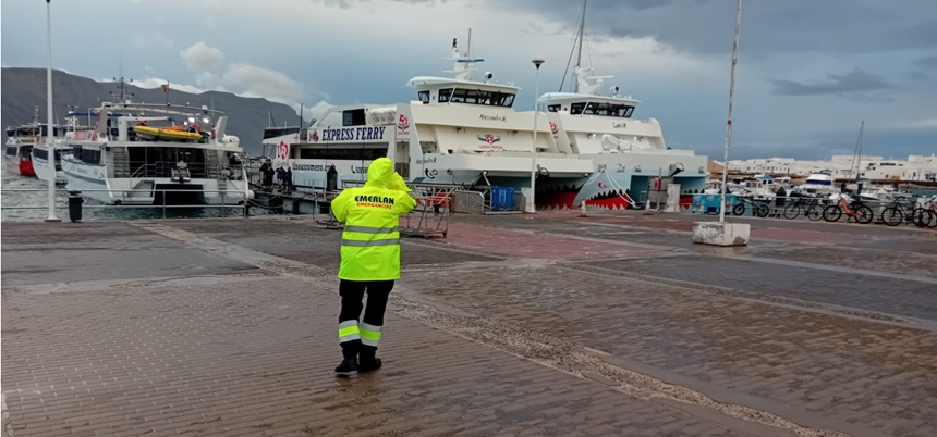 Puerto de La Graciosa.