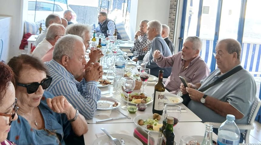 Uno de los momentos de la tradicional comida