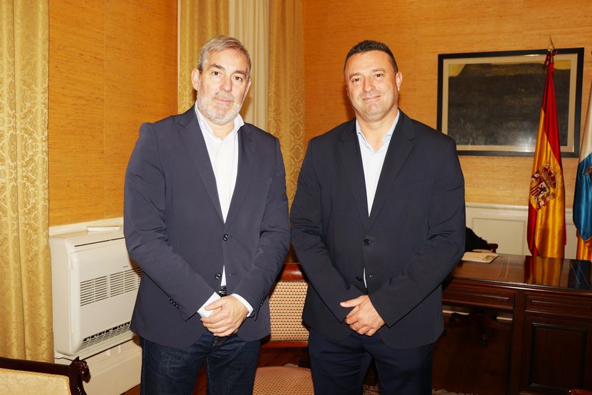 Fernando Clavijo y Óscar Noda