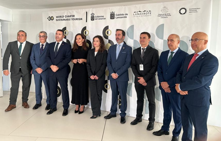 Acto de Presentación de la Carta de Turismo Sostenible en los Jameos del Agua.